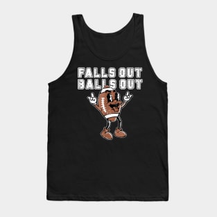 Retro Falls Out Balls Out Football Tank Top